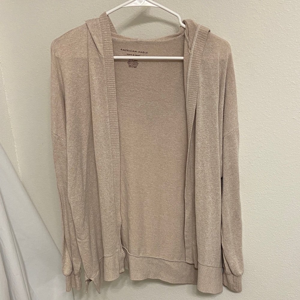 American Eagle Outfitters Women's Tan Cardigan